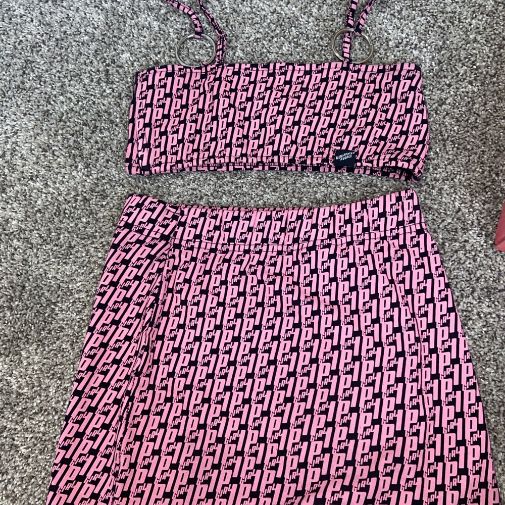Pink two piece set